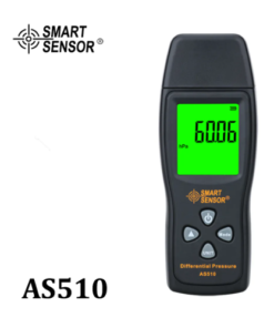 SMART SENSOR AS510 Pressure Meter 0-100 hPa 0-45.15 in H2O digital negative vacuum pressure gauge meter