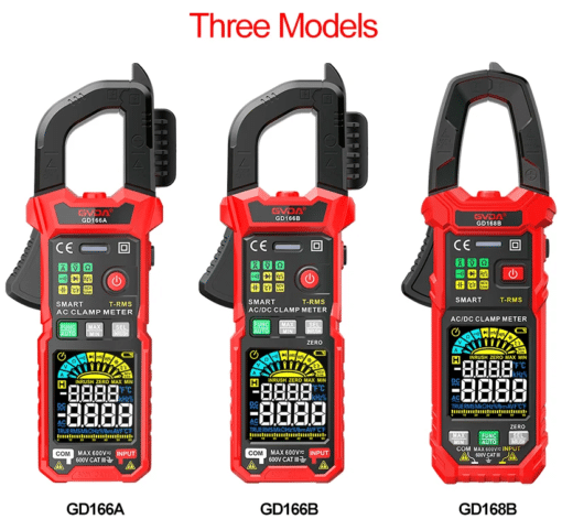 GVDA GD166A/ GD166B/ GD168B Clamp Meter