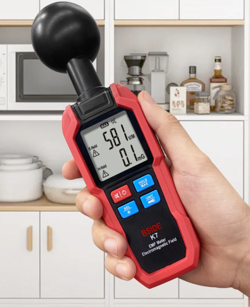 BSIDE K7 EMF Meter (Radiation Detector Handheld)