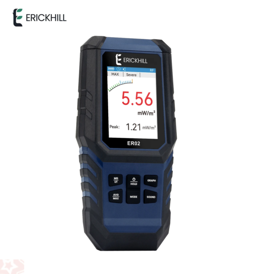 Erickhill ER02 EMF Meter Electromagnetic Field Radiation Detector