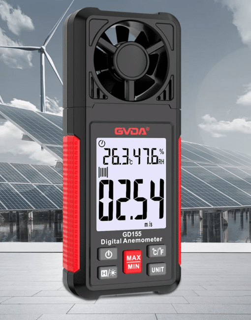 GVDA GD155 Digital Anemometer Handheld Wind Speed Meter