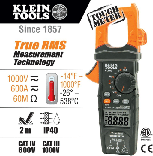 Klein Tools CL800 Digital Clamp