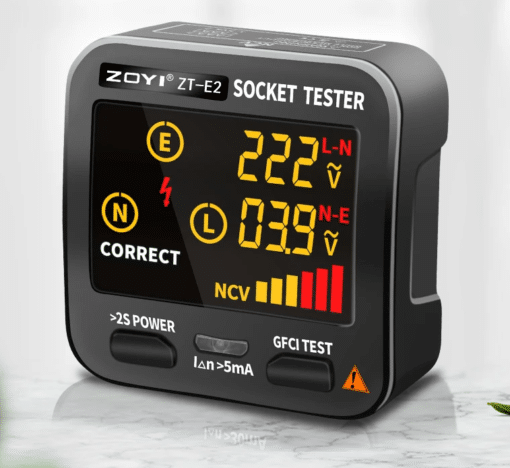 ZOYI ZTE2/ ZTE4/ ZTE10 Digital Socket Tester